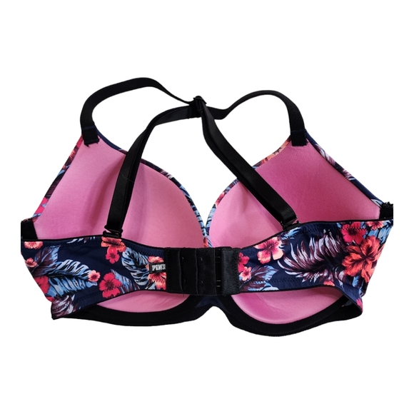 Victoria's Secret Pink Wear Everywhere Lightly Lined Double Wear Size 32DD - Picture 4 of 13